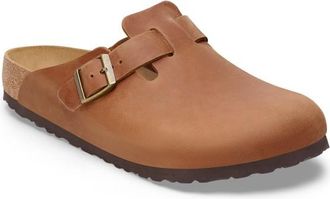 Birkenstock Boston Oiled Leather Sandalen - Unisex | braun