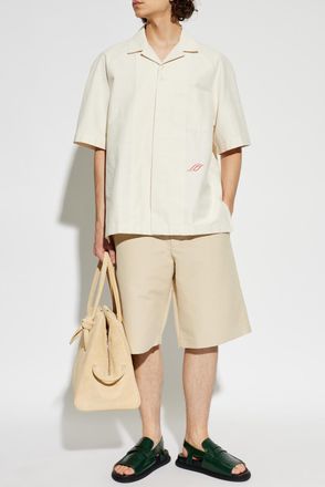 Jacquemus Romarin Shirt, Mens, Cream