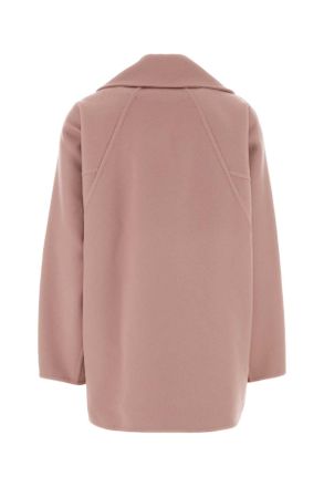 Loewe S359y01xe8 Pink Exterior: Wool Cappotti Coat