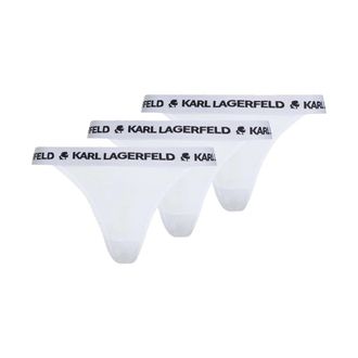 Karl Lagerfeld Ondergoed - Dames - Onderbroek - Wit - M - Katoen - Ondergoed