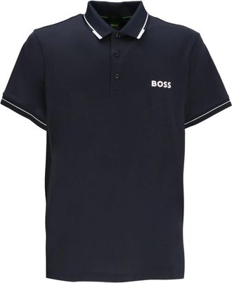 HUGO BOSS Paul Pro Logo-print Polo Shirt