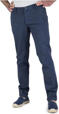 Mason's Heren Poplin Zomerbroek Blauw - Heren - Chinos - Blauw - XS - Katoen - Broeken