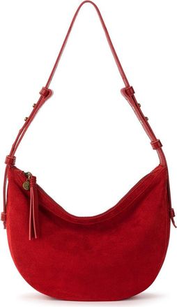 The Sak Tess Shoulder Bag Leather in Scarlet Suede at Nordstrom