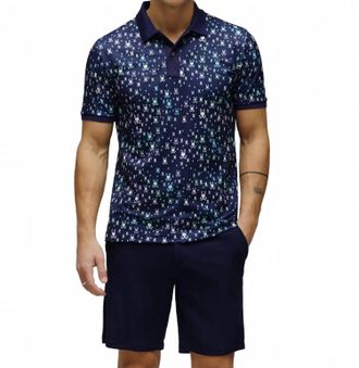 Psycho Bunny Nev Sport Polo Shirt In Evening Blue