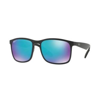 Ray-Ban Chromance Zonnebril - Heren - Zonnebrillen - Zwart - 58 MM - Nylon - Accessoires