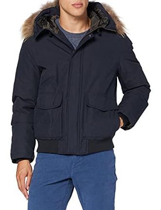 Canadian Herren Resolute Bomber Bomberjacke, Blau (Navy NAV), Medium (Herstellergr&ouml;&szlig;e: M (IT 48))