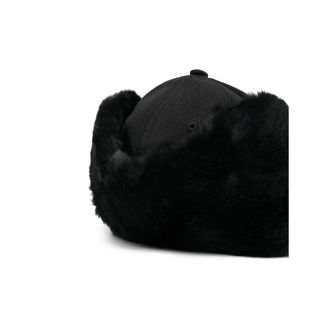 adidas JX8327 Faux Fur-Trim Recycled Polyester Baseball Cap - Black