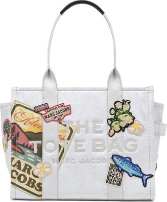 Marc Jacobs The Large Tote Camp Patchwork - female - Marc Jacobs - Shopping Bags - Multicolor - ONE SIZE - Bags