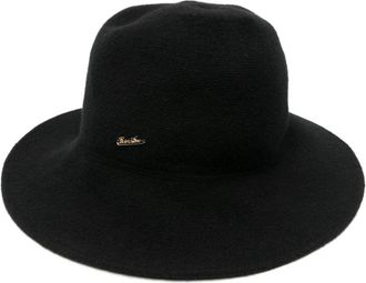 Borsalino logo-plaque trillbie - unisex - Viscose/Polyamide/Wool/Cashmere - One Size - Black