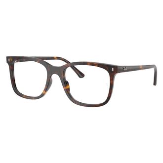 Ray-Ban Rx 5446 Optisch Montuur - unisex - Brillen - Bruin - 53 MM - Leer - Accessoires