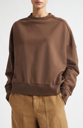 Moncler Raglan Sleeve Sweatshirt in Neutral at Nordstrom, Size X-Large