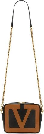 Valentino Garavani Vltn Camouflage Leren Crossbody Tas - Heren - Schoudertassen - Veelkleurig - ONE Size - Leer - Tassen