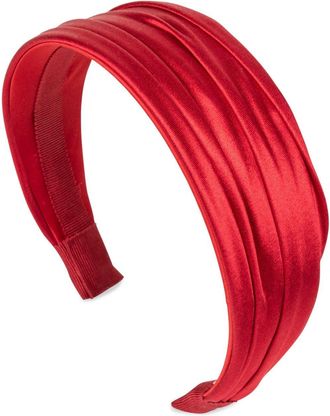 Jennifer Behr Natasha silk headband - women - Silk - One Size - Red