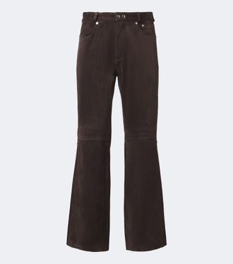 Our Legacy Carlson Cut suede bootcut pants
