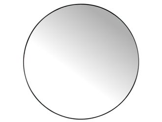 Schubiger M&ouml;bel Spiegel Metall Schwarz D: 116 cm