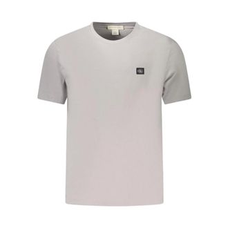 Calvin Klein Heren, Tops, Grijs, Maat: 2XL Katoen