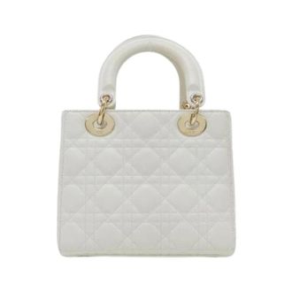Dior Pre-owned Vintage Handbag - Dames - Pre-owned - Wit - Maat: ONE Size Leer