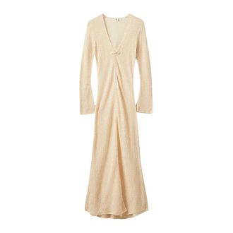 The Garment Dames, Jurken, Beige, Maat: 2XS