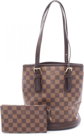 Louis Vuitton Brown Damier Canvas Ebene Coated Canvas Leather Tote Bag (Pre-Owned)