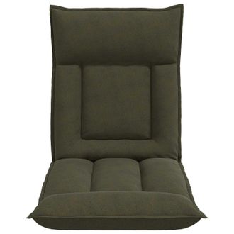vidaXL Sill&oacute;n Ajustable Verde Militar Tela Vidaxl