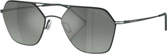 Giorgio Armani Square Zonnebrillen - Heren - Zonnebrillen - Groen - 54 MM - Accessoires