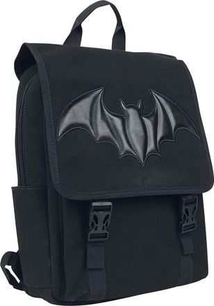 Banned Alternative Banned Dragon Frenzy Women Backpack Black, Polyurethane, Polyester