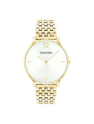 Calvin Klein Reloj De Pulsera Luxe De Acero Chapado En Oro
