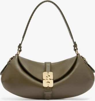 Ganni Green B-Kat Bag in