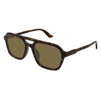 Gucci Brown Navigator Mens Sunglasses GG1823SA 002 57