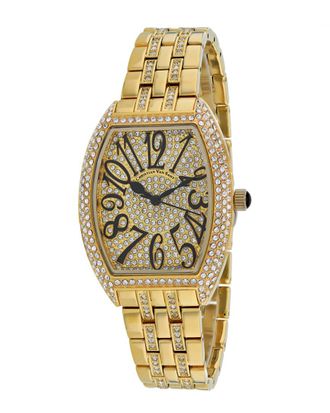 Christian Van Sant Womens Elegant Sparkle Watch