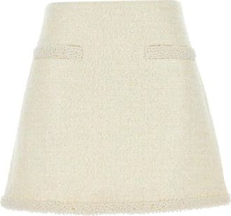 Self Portrait Mujer, Faldas, Beige, Talla: M