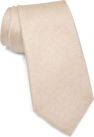 Calvin Klein Gibson Floral Jacquard Tie in Taupe at Nordstrom Rack