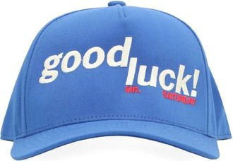 Mr. Saturday Cappello da baseball con ricamo - Blu