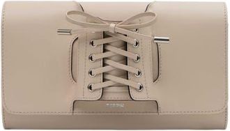 Perrin Paris La Corsette Clutch in Cr&egrave;me /Black at Nordstrom