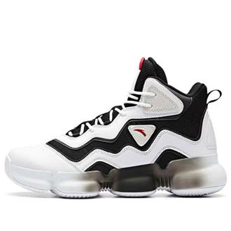 Anta YuKong 2.0 High Top White Black Red 91941182-1
