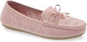 Gloria Vanderbilt Open Knit Bow Loafer in Blush at Nordstrom Rack, Size 8.5