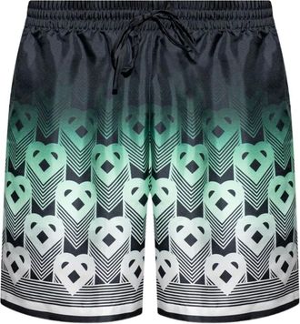 Casablanca Korte Broeken, Heren, Veelkleurig, S, Gradient Monogram Shorts
