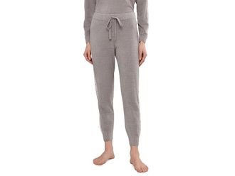 Barefoot Dreams CozyChic Ultra Lite(r) Heart Stripe Jogger Womens Clothing Dove Gray/Pink Sand : XS, Nylon/Viscose