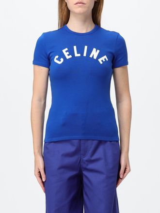 Celine T-shirts in cotone con logo