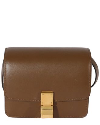 Celine Brown Leather Small Box Bag (Authentic Pre-Loved)