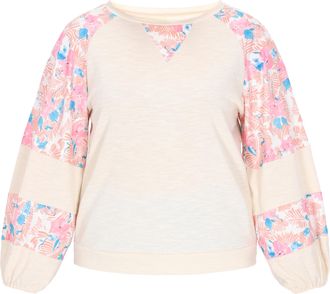 Usha Grote maat blouse vrouwen beige