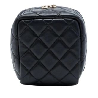 Chanel Pre-owned Vanity Bag - Dames - Pre-owned - Zwart - Maat: ONE Size Leer