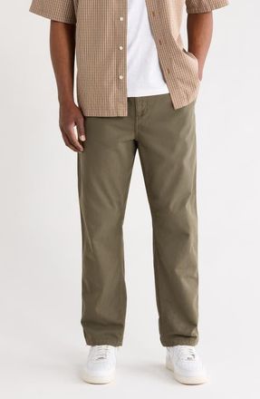 Carhartt Work in Progress Flint Straight Leg Twill Pants in Leaf (Garment Dyed) at Nordstrom, Size Xx-Large