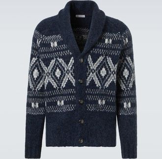 Brunello Cucinelli Cardigan Fair Isle in misto lana e cashmere