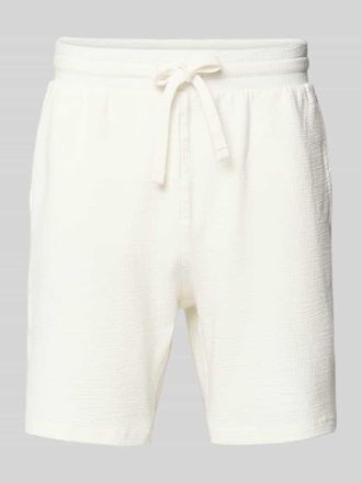 Only & Sons Loose Fit Sweatshorts aus Baumwoll-Mix Modell KIAN in Weiss, Gr&ouml;&szlig;e XXL