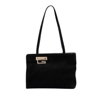 Gucci Pre-owned Shoulder Bags, female, Black, Size: ONE SIZE Pre-owned Vintage Shoulder Bag
