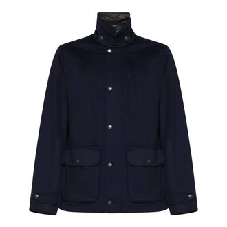 Brunello Cucinelli Wool Winter Jacket - male - Brunello Cucinelli - Winter Jackets - Blue - 3XL - Jackets