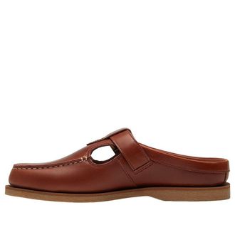 Timberland (WMNS) Timberland Classic Boat Mule Rust Full-Grain TB0A5MT9EM6