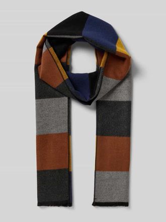 Christian Berg Schal mit Ausfransungen in GELB, Gr&ouml;&szlig;e 1