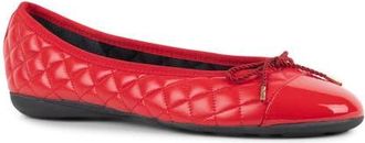 Paul Mayer Attitudes Best Cap Toe Quilted Ballet Flat in Red at Nordstrom, Size 7.5